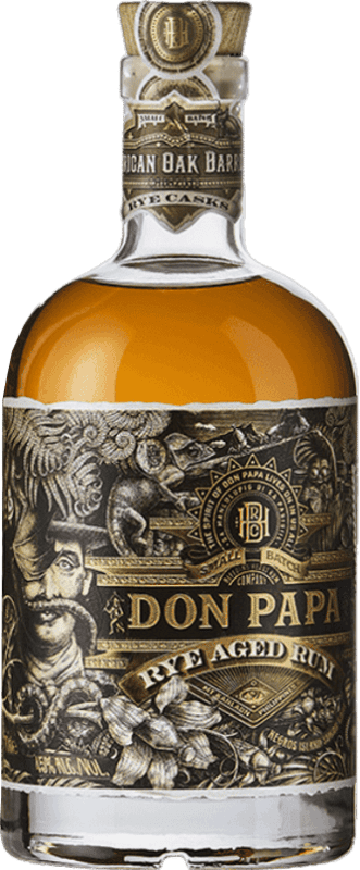 168,95 € Envío gratis | Ron Don Papa Rum Rye Cask Filipinas Botella 70 cl