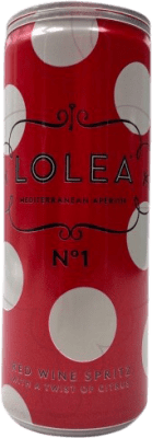 3,95 € Бесплатная доставка | Винный сангрия Lolea Nº 1 Red Spritz Испания Банка 25 cl