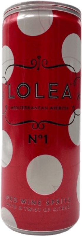 4,95 € Envio grátis | Sangria Limonada de Vinho Lolea Nº 1 Tinto, Spritz Espanha Lata 25 cl