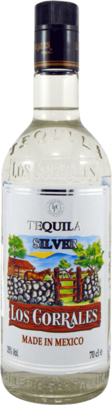 15,95 € Kostenloser Versand | Tequila Los Corrales Silver — Edition Silber Mexiko 70 cl