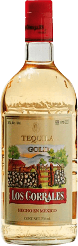 15,95 € Envoi gratuit | Tequila Los Corrales Gold — Édition Or Mexique Bouteille 70 cl