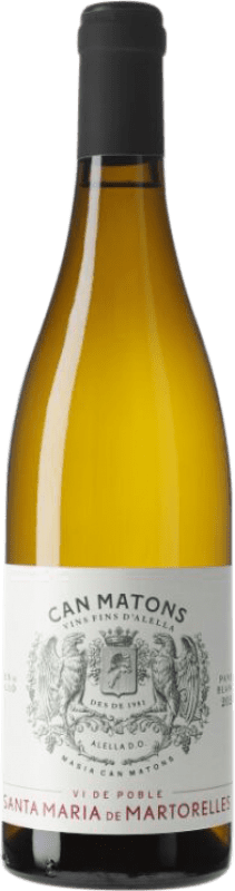 24,95 € Free Shipping | White Wine Can Matons Santa María D.O. Alella Catalonia Spain Bottle 75 cl