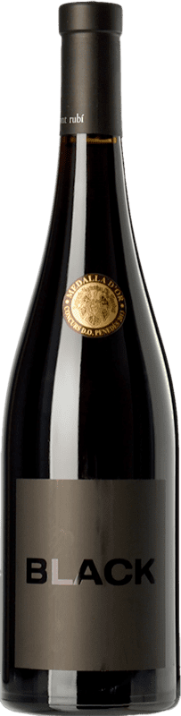 22,95 € Envío gratis | Vino tinto Mont-Rubí Black Joven D.O. Penedès Cataluña España Garnacha Botella Magnum 1,5 L