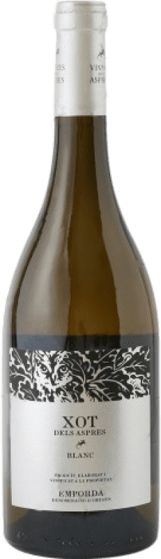 16,95 € 免费送货 | 白酒 Aspres Xot Blanco 年轻的 D.O. Empordà 加泰罗尼亚 西班牙 Grenache White, Sauvignon White, Picapoll 瓶子 75 cl
