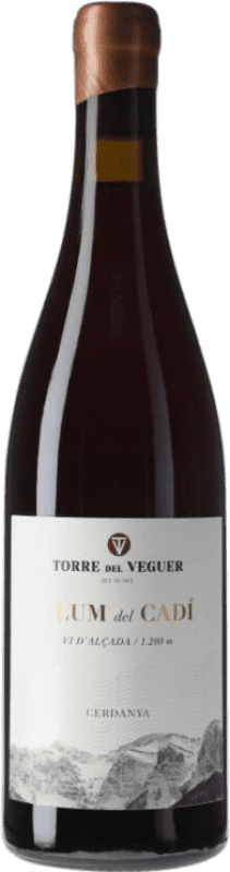 43,95 € Free Shipping | Red wine Torre del Veguer Llum del Cadí Tinto Aged Catalonia Spain Pinot Black Bottle 75 cl