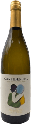 12,95 € Kostenloser Versand | Weißwein Confidencial Blanco Jung D.O. Pla de Bages Katalonien Spanien Macabeo, Picapoll Flasche 75 cl