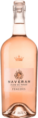 18,95 € Spedizione Gratuita | Vino rosato Naveran Flor de Pinot Giovane D.O. Penedès Catalogna Spagna Pinot Nero Bottiglia 75 cl