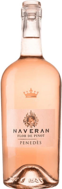 18,95 € 免费送货 | 玫瑰酒 Naveran Flor de Pinot 年轻的 D.O. Penedès 加泰罗尼亚 西班牙 Pinot Black 瓶子 75 cl