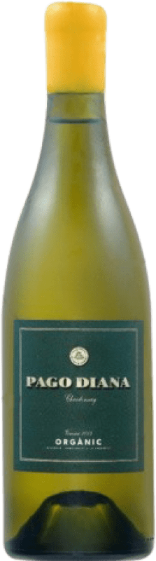 10,95 € Envio grátis | Vinho branco Pago Diana Blanc Organic Jovem D.O. Catalunya Catalunha Espanha Garrafa 75 cl