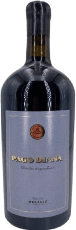 11,95 € Free Shipping | Red wine Pago Diana Negre Organic Aged D.O. Catalunya Catalonia Spain Bottle 75 cl