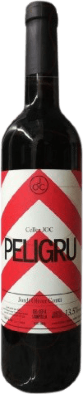 15,95 € Бесплатная доставка | Красное вино Peligru Молодой Каталония Испания Merlot бутылка 75 cl