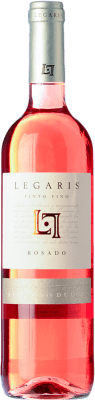 12,95 € Spedizione Gratuita | Vino rosato Legaris Rosat Giovane D.O. Ribera del Duero Castilla y León Spagna Tempranillo Bottiglia 75 cl