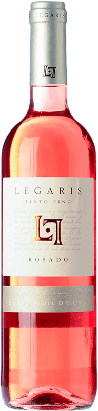 11,95 € 免费送货 | 玫瑰酒 Legaris Rosat 年轻的 D.O. Ribera del Duero 卡斯蒂利亚莱昂 西班牙 Tempranillo 瓶子 75 cl