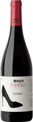 6,95 € Бесплатная доставка | Красное вино J. Fernando Rojo Tango молодое I.G.P. Vino de la Tierra de Castilla Кастилья-Ла-Манча Испания Syrah — Сира 75 cl