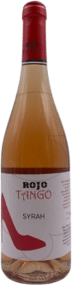 6,95 € Бесплатная доставка | Розовое вино J. Fernando Rojo Tango Rosado Молодой I.G.P. Vino de la Tierra de Castilla Кастилья-Ла-Манча Испания Syrah бутылка 75 cl