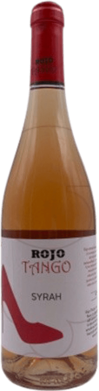 6,95 € Envío gratis | Vino rosado J. Fernando Rojo Tango Rosado Joven I.G.P. Vino de la Tierra de Castilla Castilla la Mancha España Syrah Botella 75 cl