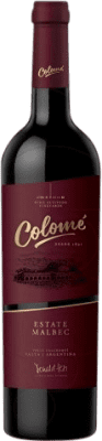 18,95 € Kostenloser Versand | Rotwein Colomé Alterung Argentinien Malbec Flasche 75 cl