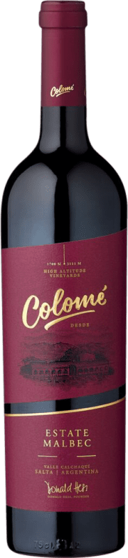 24,95 € Бесплатная доставка | Красное вино Colomé старения Аргентина Malbec бутылка 75 cl