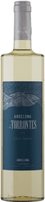 14,95 € 免费送货 | 白葡萄酒 Andeluna 限量版 年轻的 I.G. Valle de Uco Uco谷 阿根廷 Torrontés — 托龙特斯 75 cl