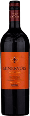 10,95 € Envio grátis | Vinho tinto Calvet Crianza A.O.C. Minervois Languedoc França Syrah, Grenache, Monastrell Garrafa 75 cl