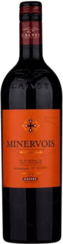 10,95 € Envoi gratuit | Vin Rouge Calvet Crianza A.O.C. Minervois Languedoc France Syrah, Garnacha — Grenache, Monastrell Bouteille 75 cl
