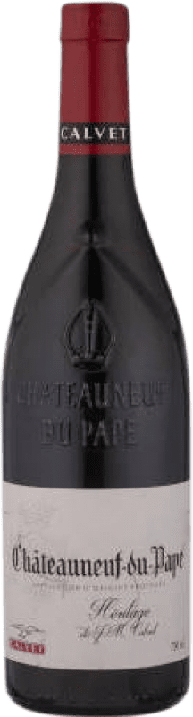 39,95 € Envoi gratuit | Vin Rouge Calvet Crianza A.O.C. Châteauneuf-du-Pape Rhône France Syrah, Garnacha — Grenache, Monastrell, Cinsault Bouteille 75 cl