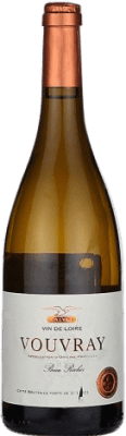 12,95 € 免费送货 | 白葡萄酒 Calvet A.O.C. Vouvray 卢瓦尔河 法国 Chenin — 白诗南 75 cl