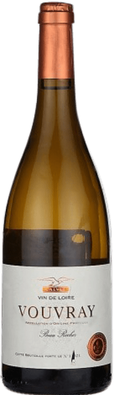 12,95 € Бесплатная доставка | Белое вино Calvet A.O.C. Vouvray Луара Франция Chenin White бутылка 75 cl