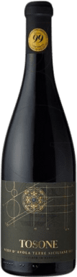 16,95 € Free Shipping | Red Wine Baglio di Stefano Tosone Crianza — Aged D.O.C. Sicilia Sicily Italy Nero d'Avola 75 cl