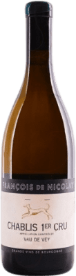 45,95 € Envoi gratuit | Vin Blanc François de Nicolay Vau de Vey 1er Premier Cru A.O.C. Chablis Bourgogne France Chardonnay 75 cl