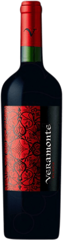 11,95 € Envoi gratuit | Vin rouge Veramonte Red Blend Crianza I.G. Valle Central Vallée centrale Chili Merlot, Cabernet Sauvignon, Carmenère Bouteille 75 cl