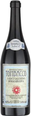 8,95 € Бесплатная доставка | Красное вино Rinomata Cantina Tombacco Резерва D.O.C. Salice Salentino Италия Zinfandel — Зинфандель, Negroamaro — Негроамаро 75 cl