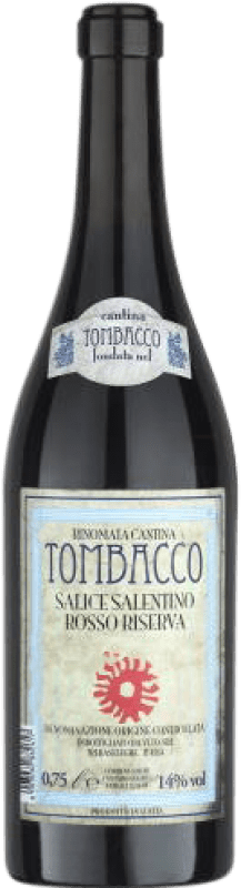 8,95 € Free Shipping | Red wine Rinomata Cantina Tombacco Reserve D.O.C. Salice Salentino Italy Zinfandel, Negroamaro Bottle 75 cl