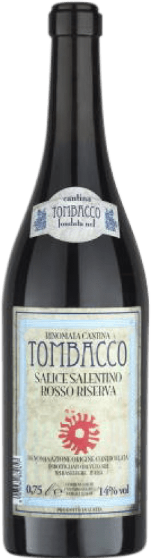8,95 € Envío gratis | Vino tinto Rinomata Cantina Tombacco Reserva D.O.C. Salice Salentino Italia Zinfandel, Negroamaro Botella 75 cl
