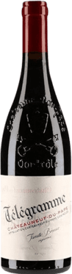51,95 € 送料無料 | 赤ワイン Vieux Télégraphe Télégramme A.O.C. Châteauneuf-du-Pape ローヌ フランス Syrah — シラー, Garnacha — グルナッシュ, Monastrell — モナストレル, Cinsault — サンソー 75 cl