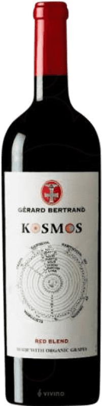 15,95 € 免费送货 | 红酒 Gérard Bertrand Kosmos 岁 I.G.P. Vin de Pays Languedoc 朗格多克 法国 Syrah, Grenache, Monastrell 瓶子 75 cl