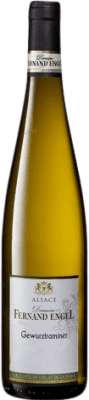18,95 € Envio grátis | Vinho branco Fernand Engel Reserva A.O.C. Alsace Alsácia França Gewürztraminer Garrafa 75 cl