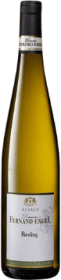 18,95 € Бесплатная доставка | Белое вино Fernand Engel Резерв A.O.C. Alsace Эльзас Франция Riesling бутылка 75 cl