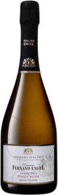 19,95 € Free Shipping | White Sparkling Wine Fernand Engel Brut Blanc de Noirs Reserve — Aged A.O.C. Crémant d'Alsace Alsace France Pinot Noir 75 cl