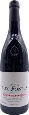 583,95 € Бесплатная доставка | Красное вино Lux Fontis A.O.C. Châteauneuf-du-Pape Рона Франция Syrah, Grenache, Monastrell бутылка 75 cl