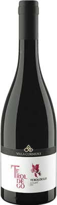 19,95 € Spedizione Gratuita | Vino Rosso Villa Corniole Pietramontis Crianza — Invecchiato in Botte D.O.C. Teroldego Rotaliano Trentino Italia Teroldego Bottiglia 75 cl