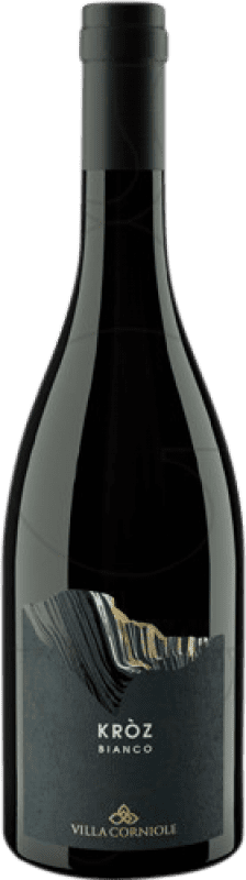 32,95 € Envío gratis | Vino Blanco Villa Corniole Kròz I.G.T. Vigneti delle Dolomiti Trentino-Alto Adige Italia Chardonnay, Müller-Thurgau 75 cl