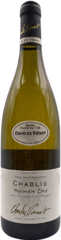 43,95 € Envio grátis | Vinho branco Charles Vienot A.O.C. Chablis Premier Cru Borgonha França Chardonnay Garrafa 75 cl