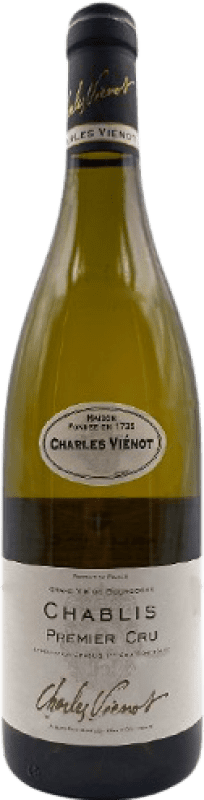 45,95 € Envío gratis | Vino blanco Charles Vienot A.O.C. Chablis Premier Cru Borgoña Francia Chardonnay Botella 75 cl