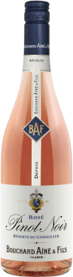 10,95 € Free Shipping | Rosé wine Bouchard Aîné Grand Conseiller Rosé Young A.O.C. Bourgogne Burgundy France Pinot Black Bottle 75 cl