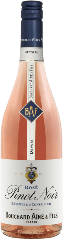 12,95 € Kostenloser Versand | Roséwein Bouchard Aîné Grand Conseiller Rosé Jung A.O.C. Bourgogne Burgund Frankreich Pinot Noir — Spätburgunder Flasche 75 cl