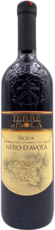 5,95 € Бесплатная доставка | Красное вино Terre dell'Isola Молодой D.O.C. Sicilia Сицилия Италия Nero d'Avola бутылка 75 cl