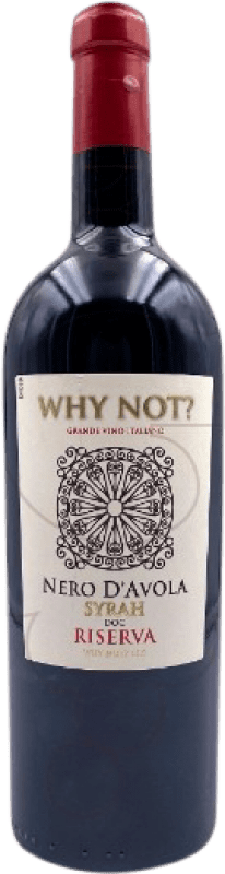 9,95 € Spedizione Gratuita | Vino rosso Wines Co Why Not? Crianza D.O.C. Sicilia Sicilia Italia Syrah, Nero d'Avola Bottiglia 75 cl