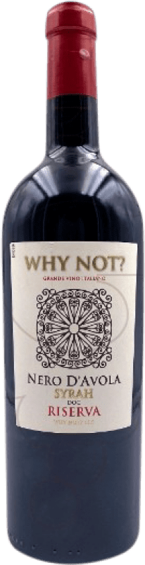 13,95 € Spedizione Gratuita | Vino Rosso Wines Co Why Not? Crianza — Invecchiato in Botte D.O.C. Sicilia Sicilia Italia Syrah, Nero d'Avola Bottiglia 75 cl