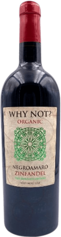 13,95 € Spedizione Gratuita | Vino Rosso Wines Co Why Not Giovane I.G.T. Puglia Puglia Italia Zinfandel, Negroamaro Organic — Bio Bottiglia 75 cl